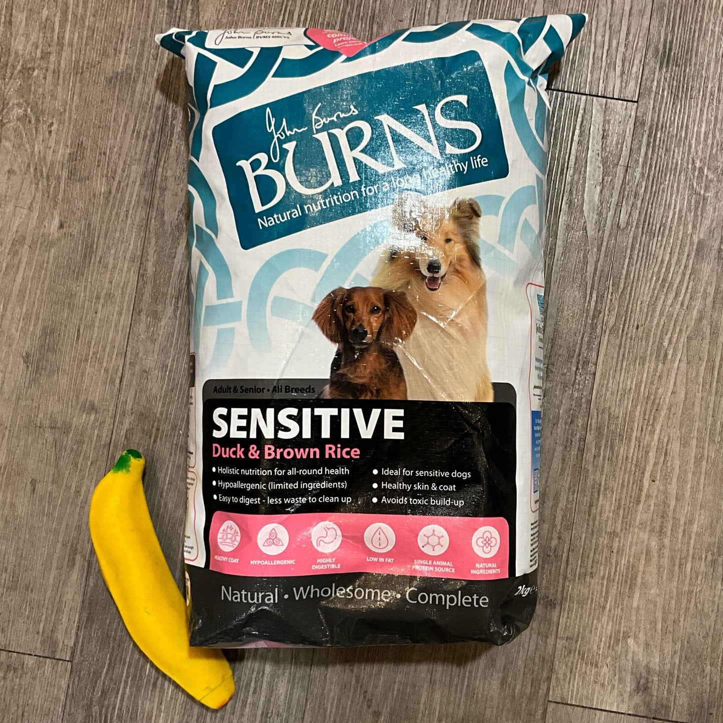 Burns, Sensitive, Duck & Brown Rice