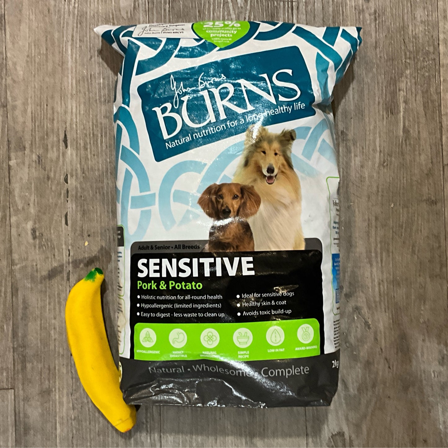 Burns, Sensitive, Pork & Potato