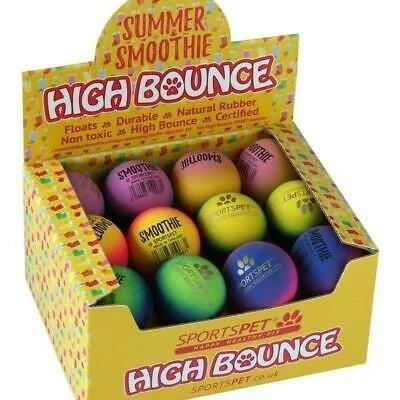 Sportspet High Bounce (60mm) Smoothie Highly Durable Rubber Tough Dog Ball
