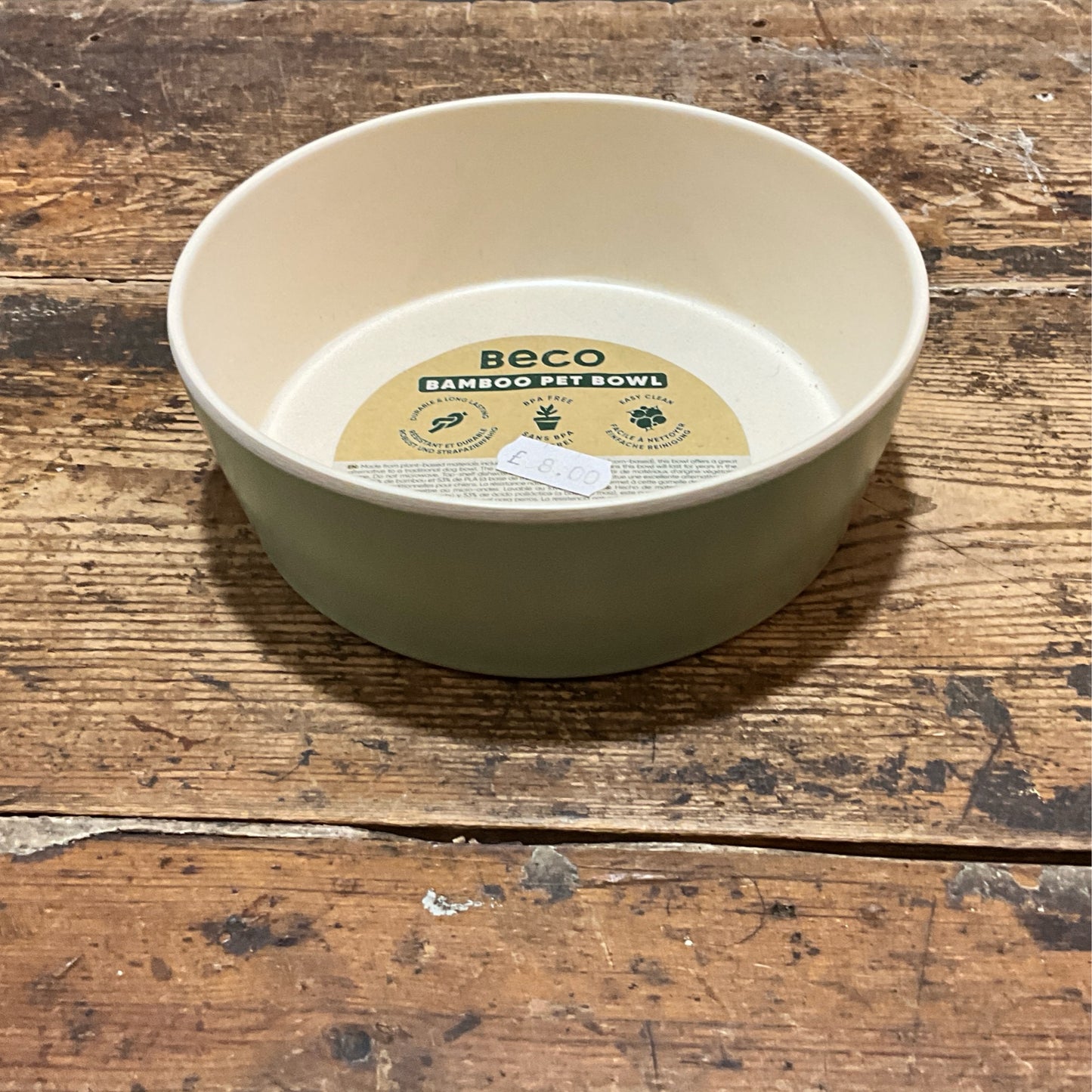 Beco, Printed Dog Bowl, Fresh Mint