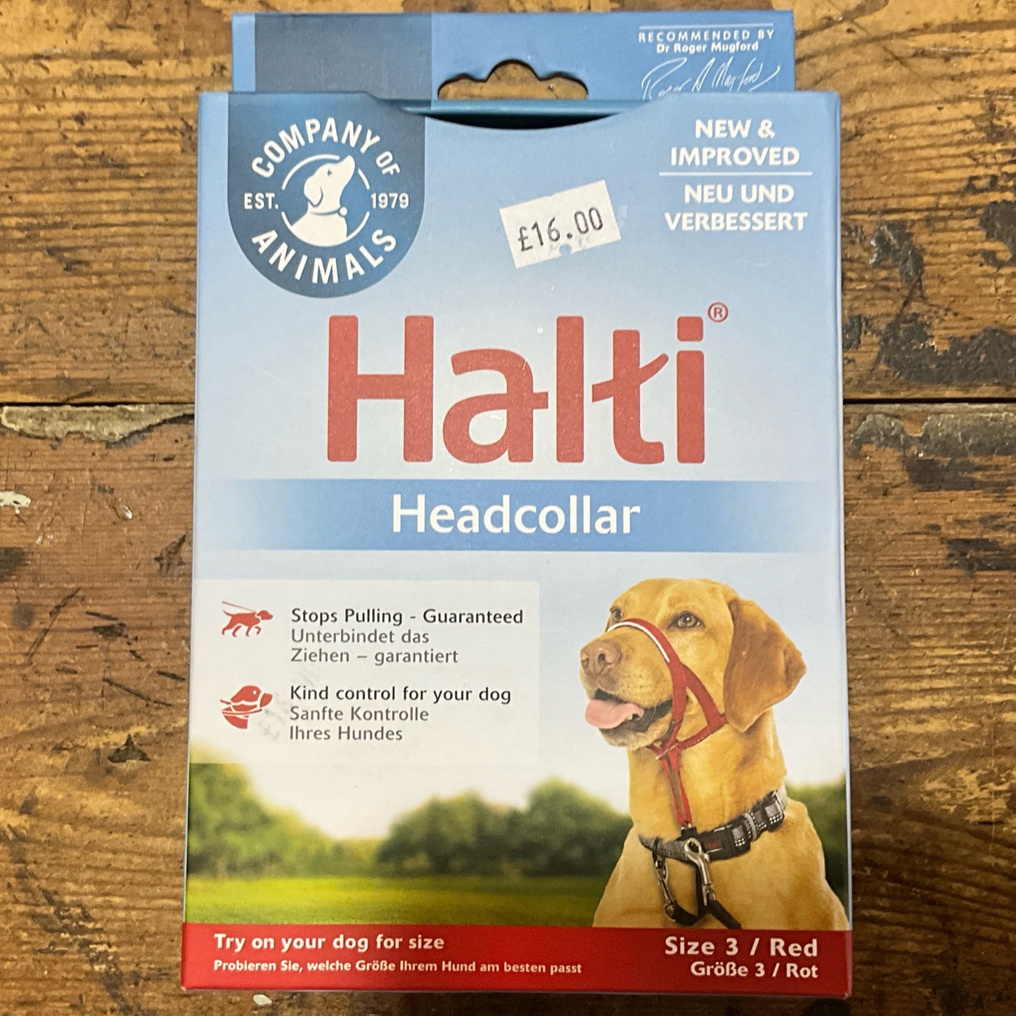 CoA, Halti Headcollar, Red, Size 3
