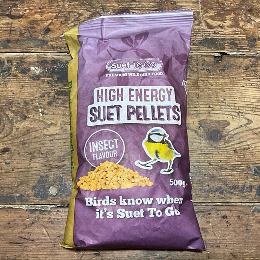 Suet To Go, High Energy Suet Pellets, Insect, 500g