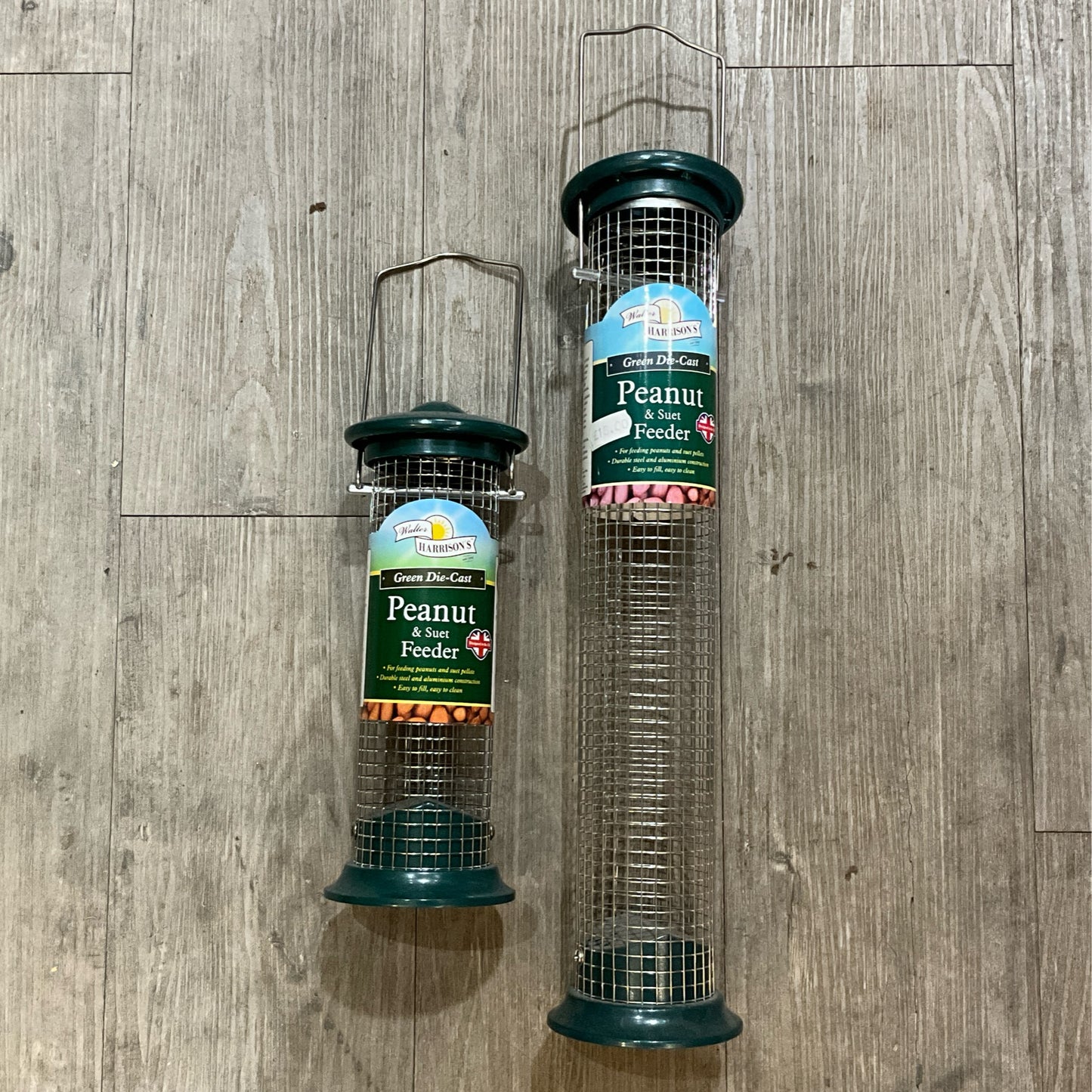 Harrisons, Green Die Cast Peanut & Suet Feeder